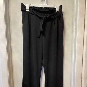Paper-bag dress pants